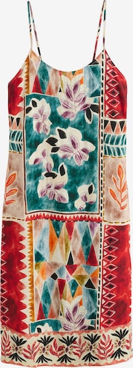 Next Yömekko värissä tummabeige / smaragdi / oranssi / punainen, Tuotenäkymä