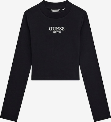T-Shirt GUESS en noir : devant
