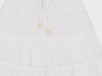Jupe ' ' Apricot en blanc : devant