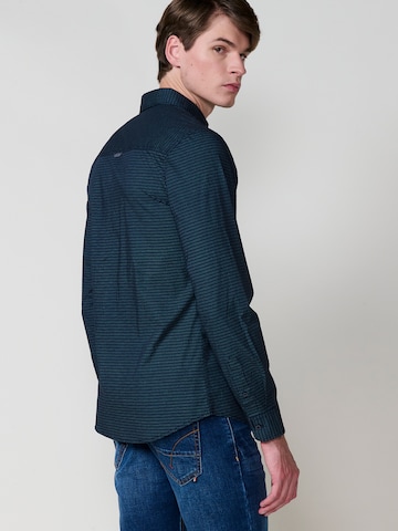 Coupe regular Chemise KOROSHI en bleu
