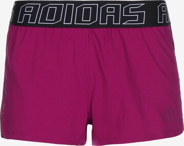 Regular Pantalon de sport ADIDAS SPORTSWEAR en rose : devant