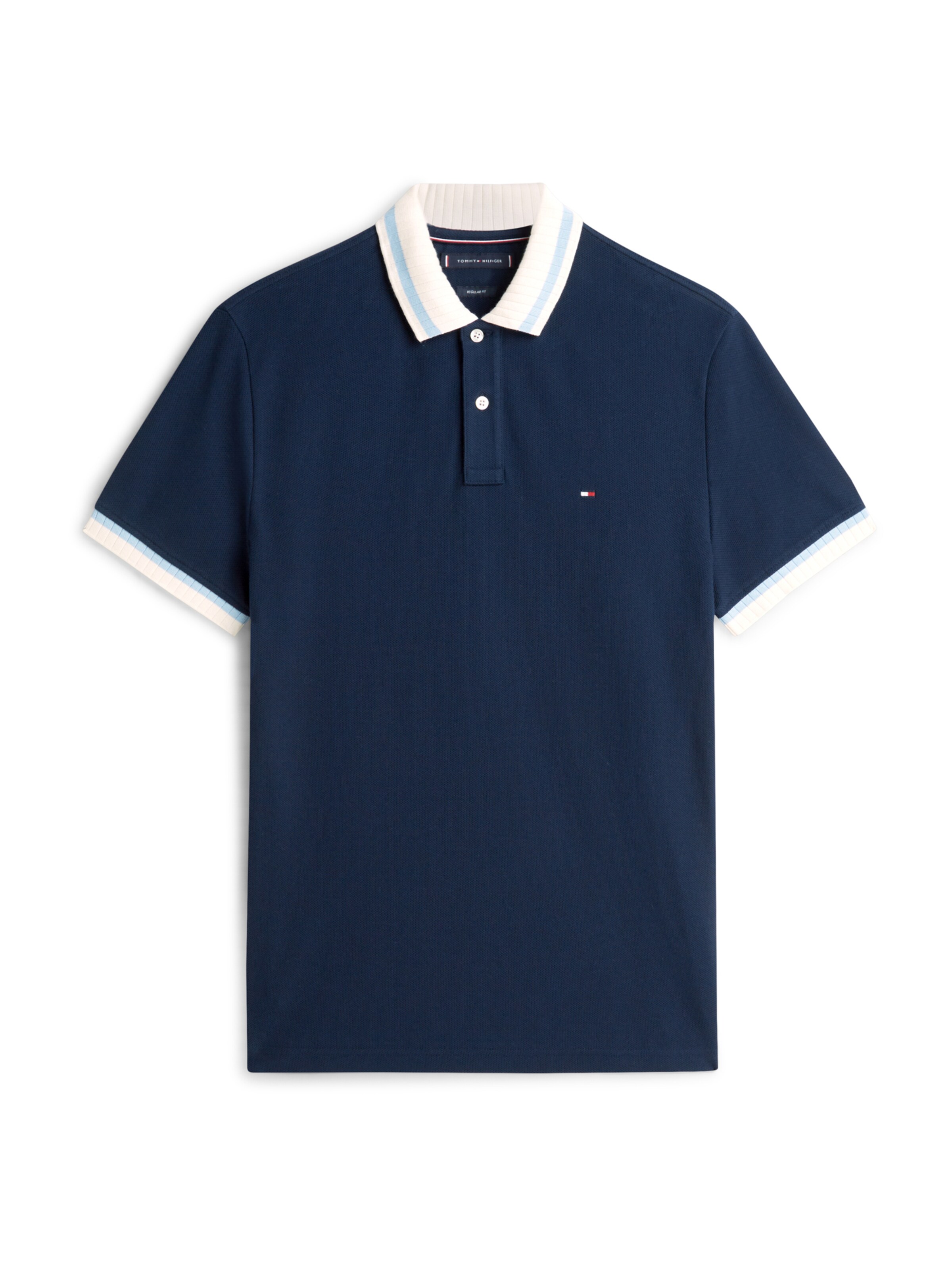 TOMMY HILFIGER - Camisa em azul: frente