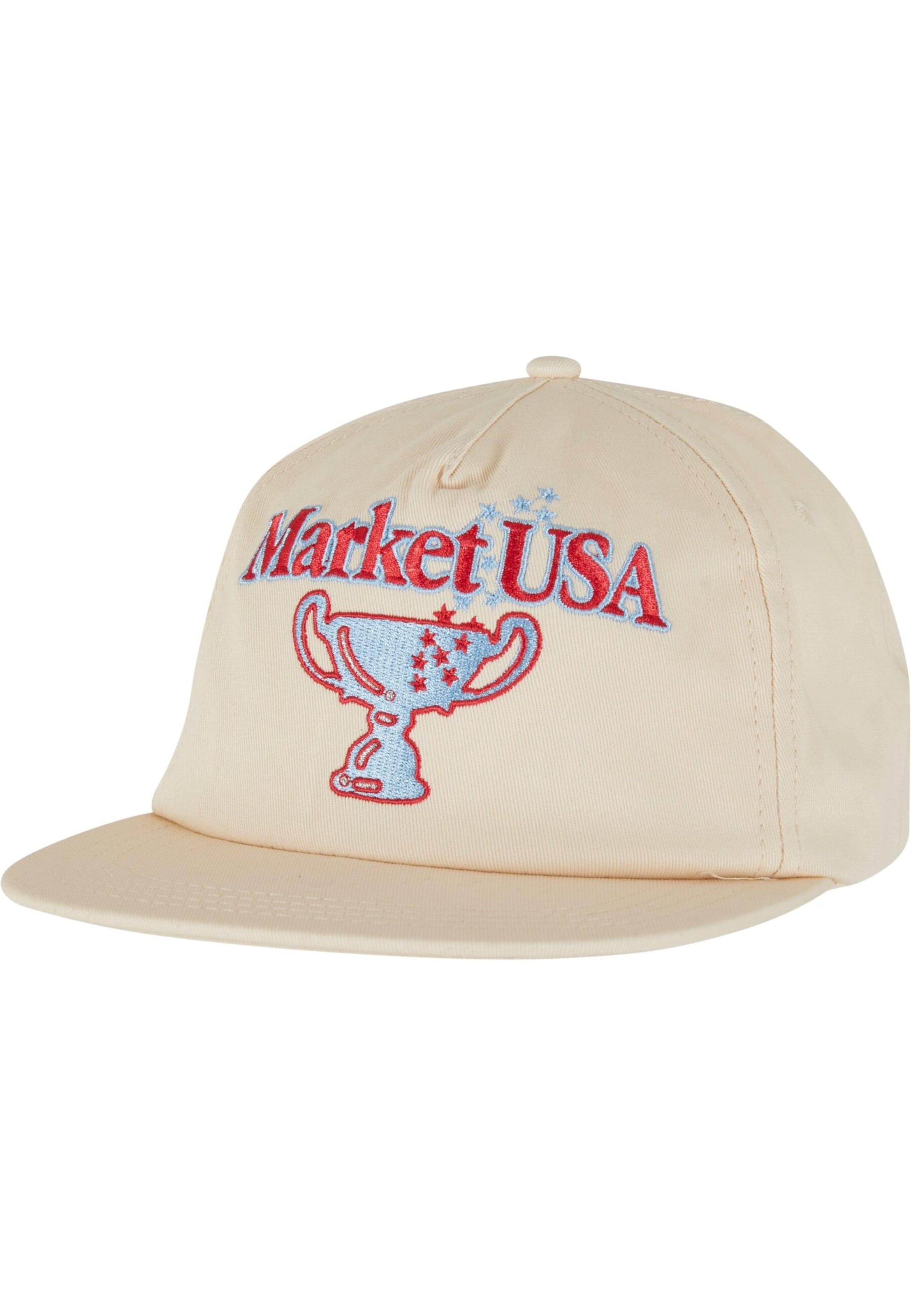 MARKET Cap '1990' in Beige: front