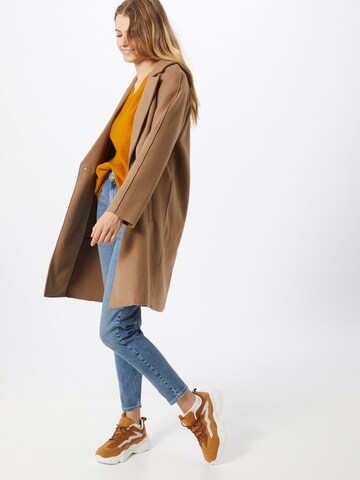VERO MODA Pullover 'VMLefile' in Braun