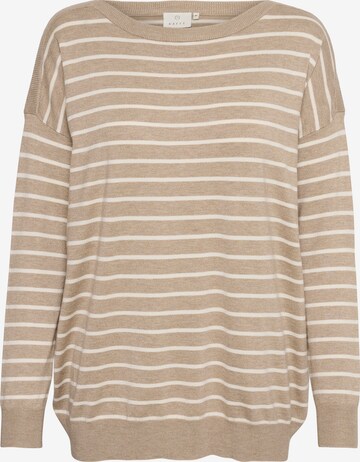 Pullover 'Mala' di Kaffe in beige: frontale