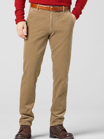 MEYER Regular Chino 'Rio 2-619' in Bruin: voorkant