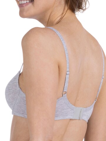 Nina von C. T-shirt Bra 'Light&Easy' in Grey
