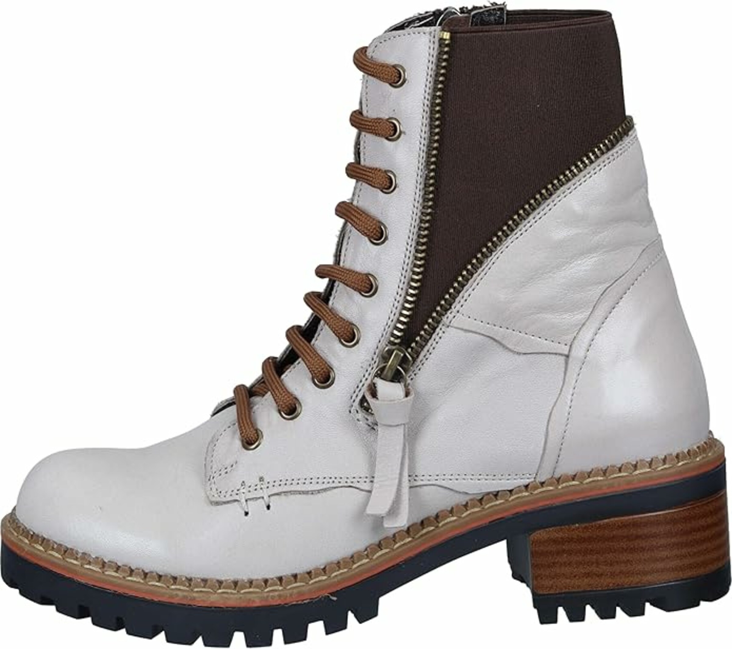 MANITU Lace-Up Boots in Mixed colors