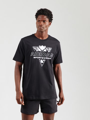 ADIDAS SPORTSWEAR Funkční tričko 'HOT' – černá: přední strana