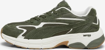 Baskets basses 'Teveris Nitro' PUMA en vert : devant