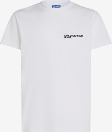 T-Shirt KARL LAGERFELD JEANS en blanc : devant