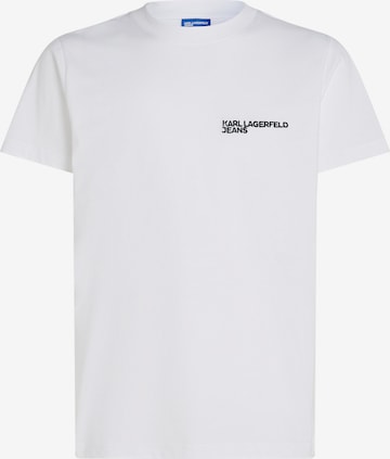 KARL LAGERFELD JEANS - Camiseta en blanco: frente