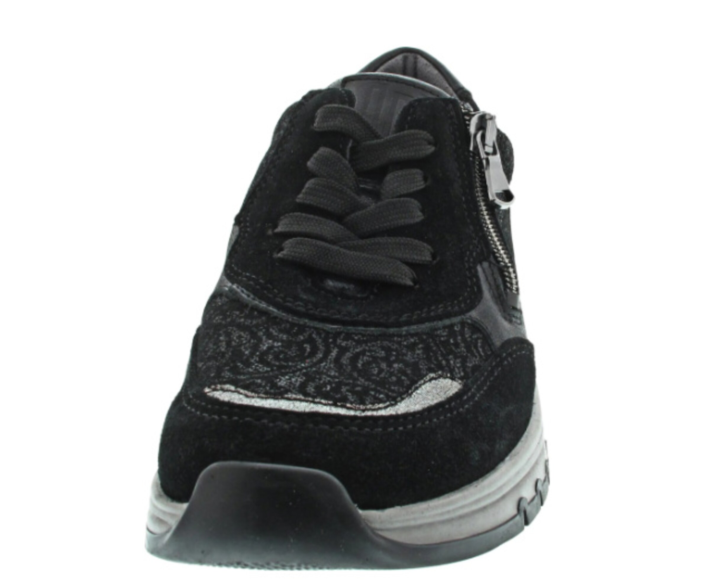 WALDLÄUFER Sportlicher Schnürschuh in Schwarz