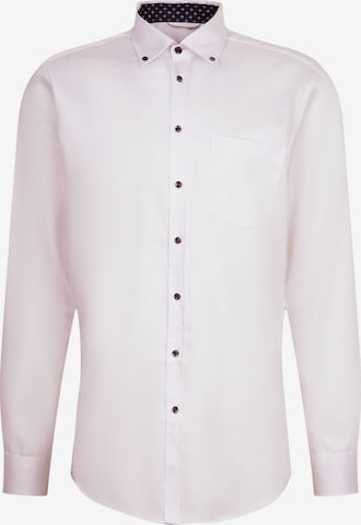 Coupe regular Chemise business SEIDENSTICKER en blanc : devant