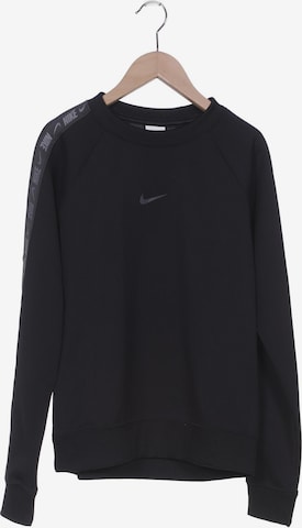 NIKE Sweatshirt & Zip-Up Hoodie in S in Black: front