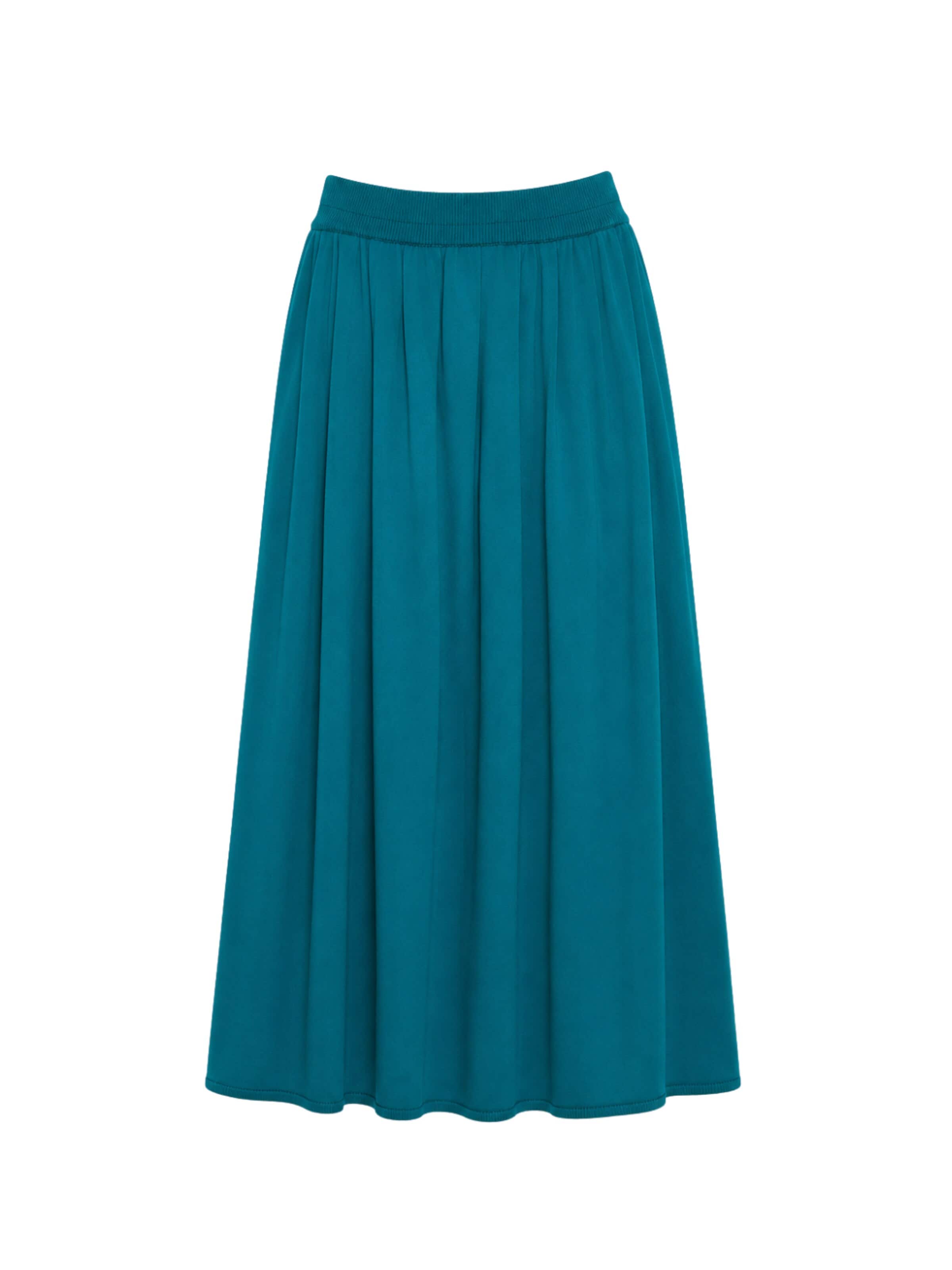 Süel knitwear Rock 'Hanna'‌‌‌‌‌‌ in Grün: Vorderseite