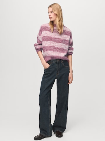 MANGO Oversize pulóver 'Sunyside' - rózsaszín