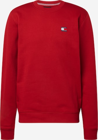 Tommy Jeans Sweatshirt i rød: forside