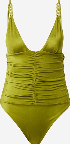 Hunkemöller Triangle Swimsuit in Green: front