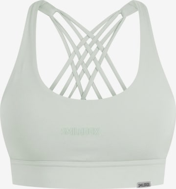 Smilodox Bustier Sport-BH 'Advance Pro' in Grün: predná strana