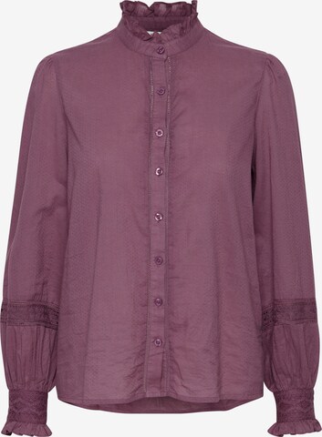 b.young Blouse in Purple: front