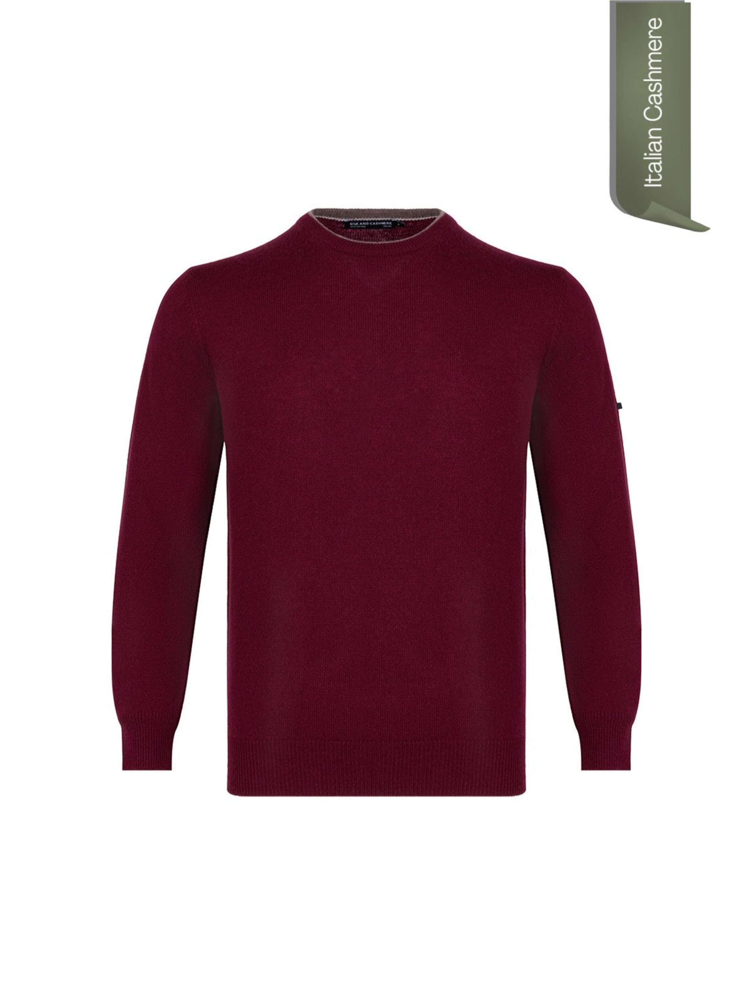 SILK & CASHMERE Gebreid vest in Rood
