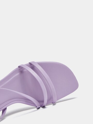 Pull&Bear Sandals in Purple