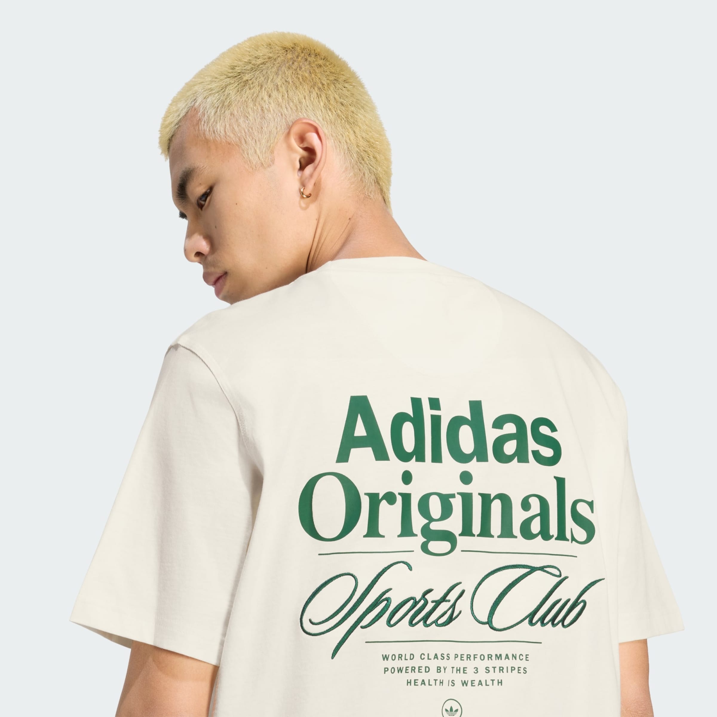 ADIDAS ORIGINALS - Camiseta 'Sport Club' en blanco