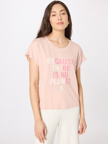 ECOALF - Camiseta en rosa: frente