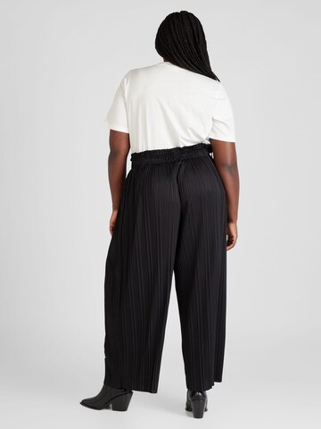 ABOUT YOU Curvy Wide leg Pants 'Elena' in Black