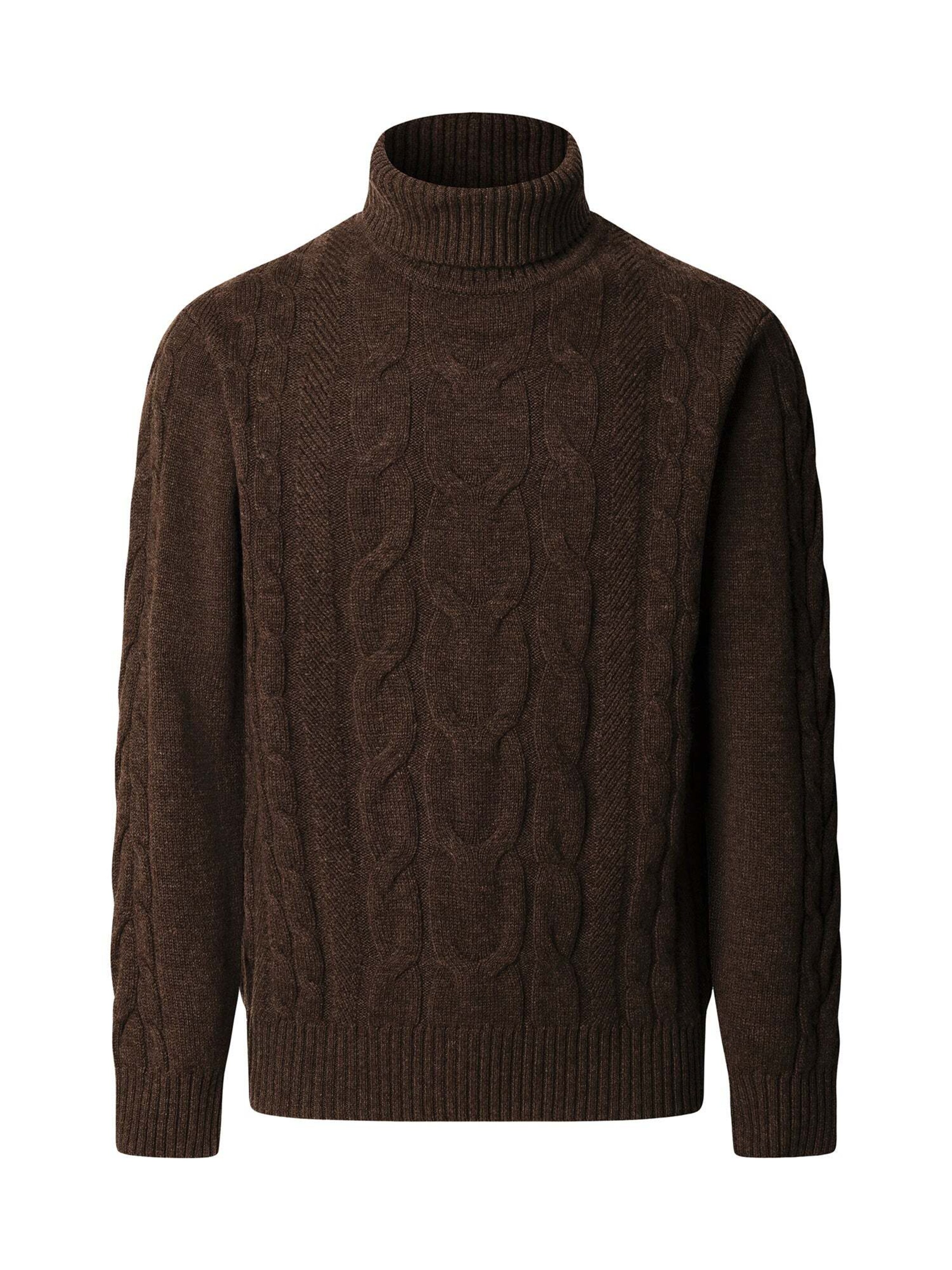 Hackett London Sweater in Brown: front