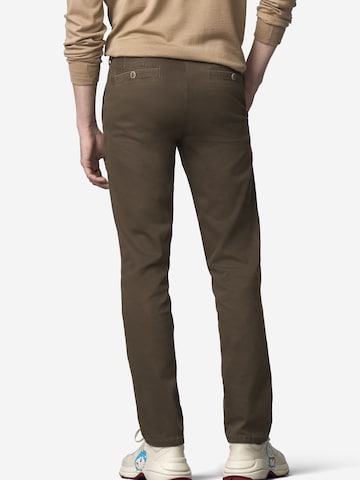 Regular Pantalon chino 'New York 2-5617' MEYER en marron