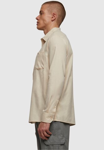 Urban Classics Regular fit Overhemd in Beige