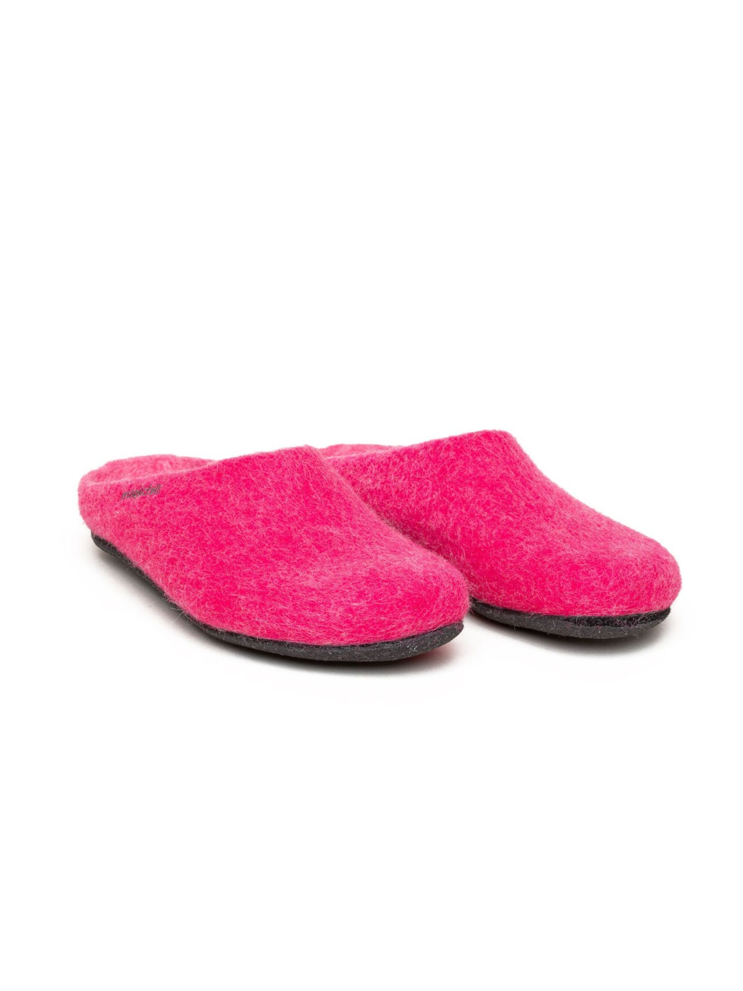 MagicFelt Slippers 'Filzpantoffel Magicfelt 709' in Pink