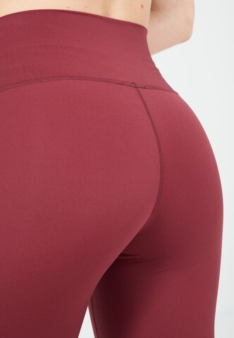 ENDURANCE Skinny Workout Pants 'Sadiya' in Red