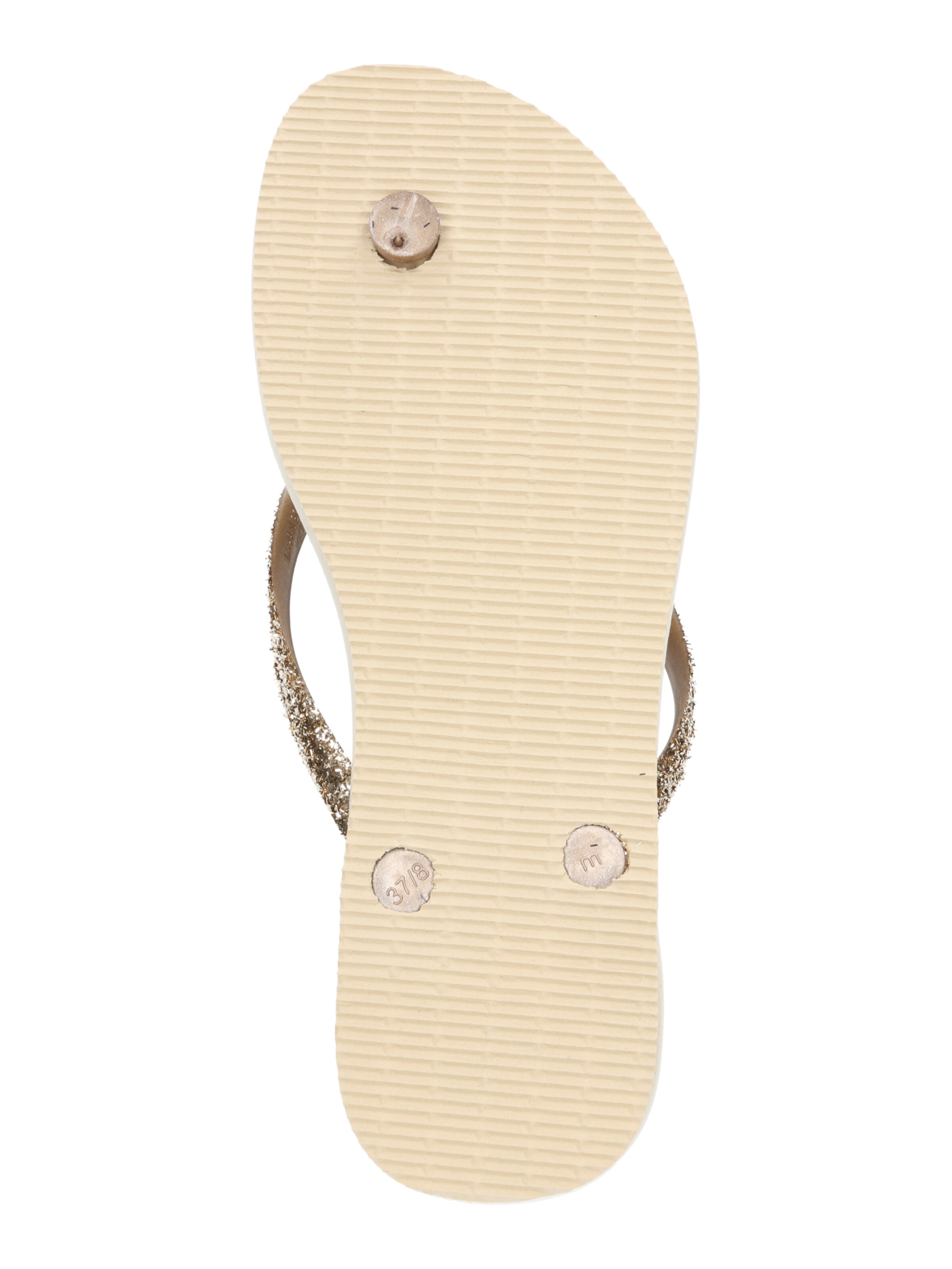 Flip-flops 'SLIM GLITTER II' de la HAVAIANAS pe bej