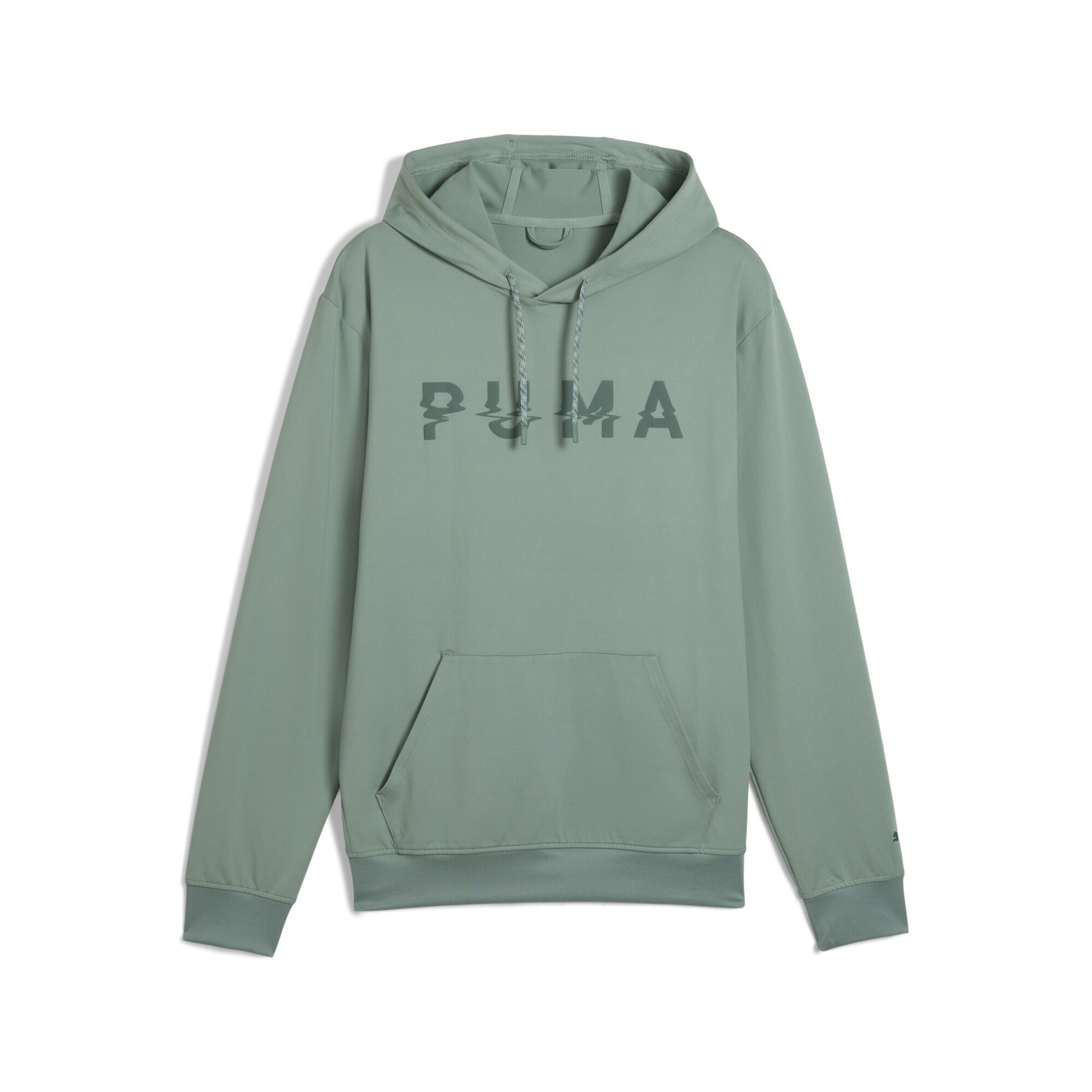 PUMA Athletic Sweatshirt 'Cloudspun' in Green: front