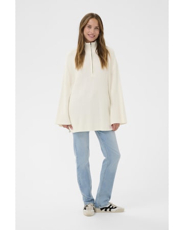 Pull-over 'Pietra' Kaffe en blanc