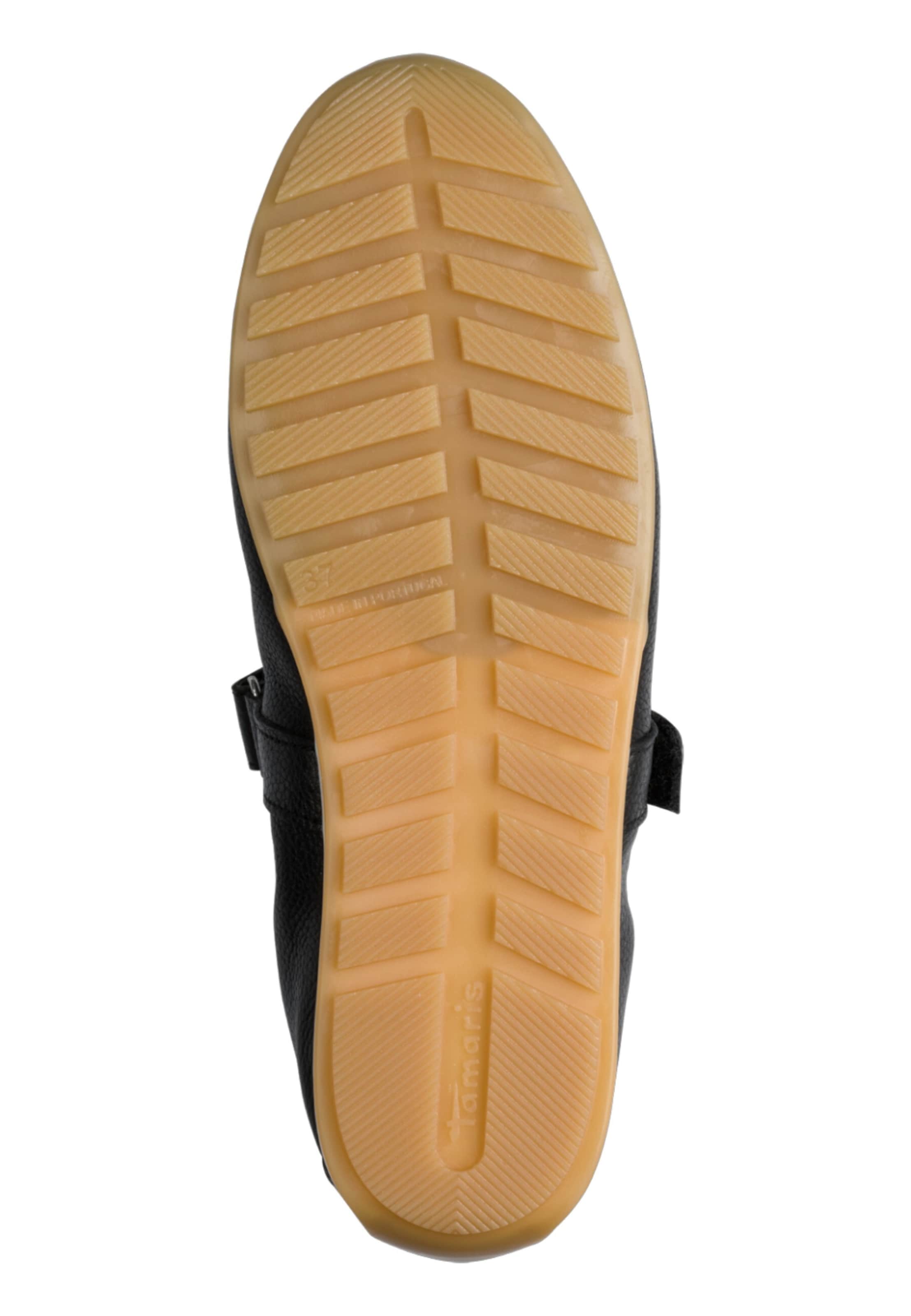 Ballerines à lanières Tamaris en noir