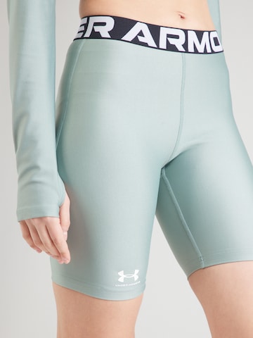 UNDER ARMOUR Skinny Παντελόνι φόρμας 'Authentics' σε πράσινο
