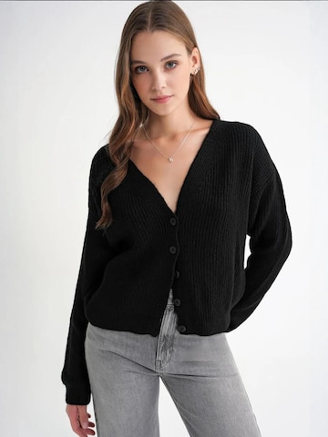 MixRay Gebreid vest in Zwart