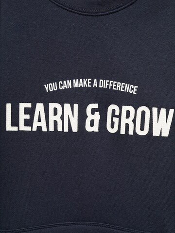 MANGO KIDS Sweatshirt 'LEARN' in Blue