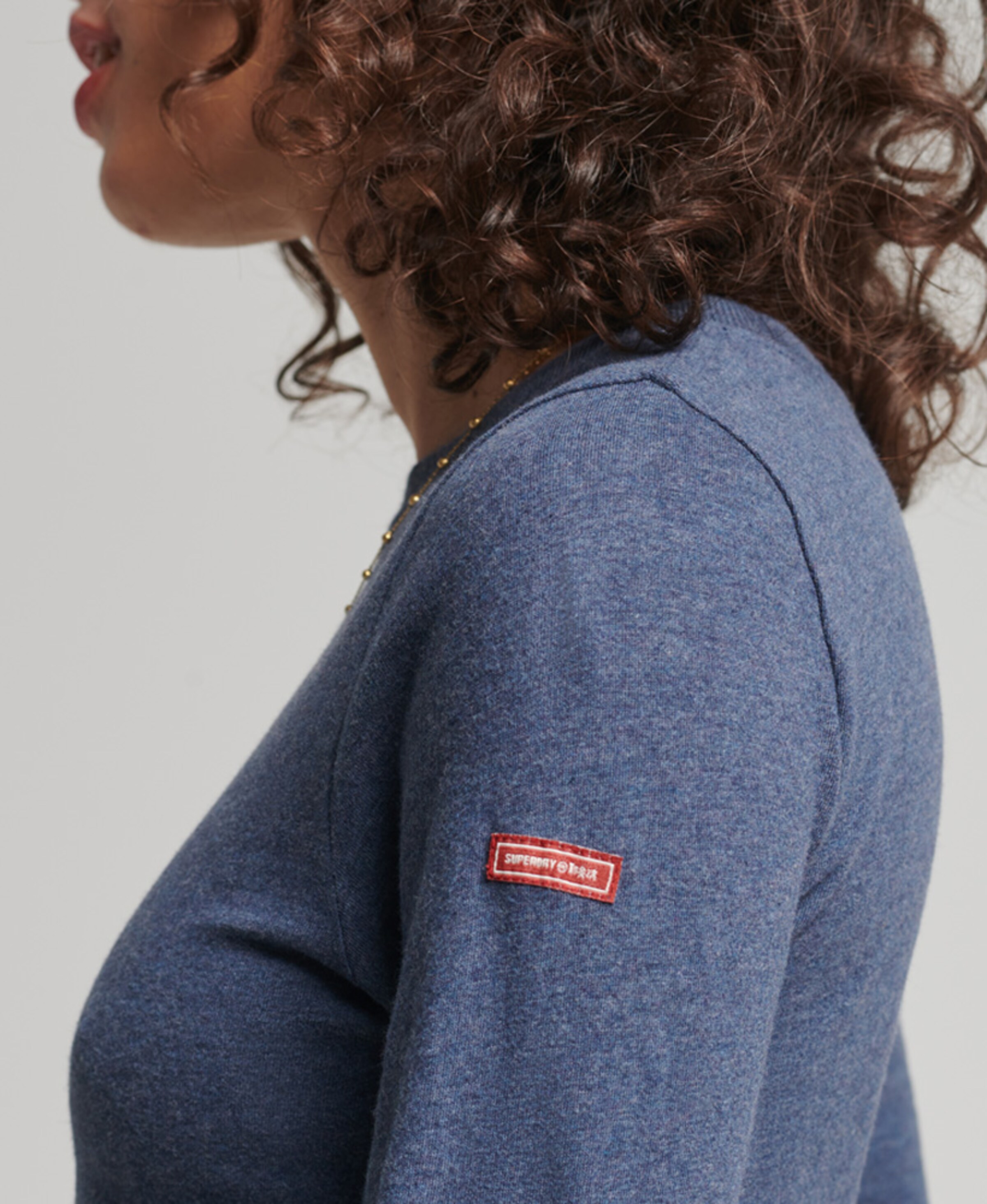 Frauen Shirts & Tops Superdry Shirt in Blaumeliert - YI68173