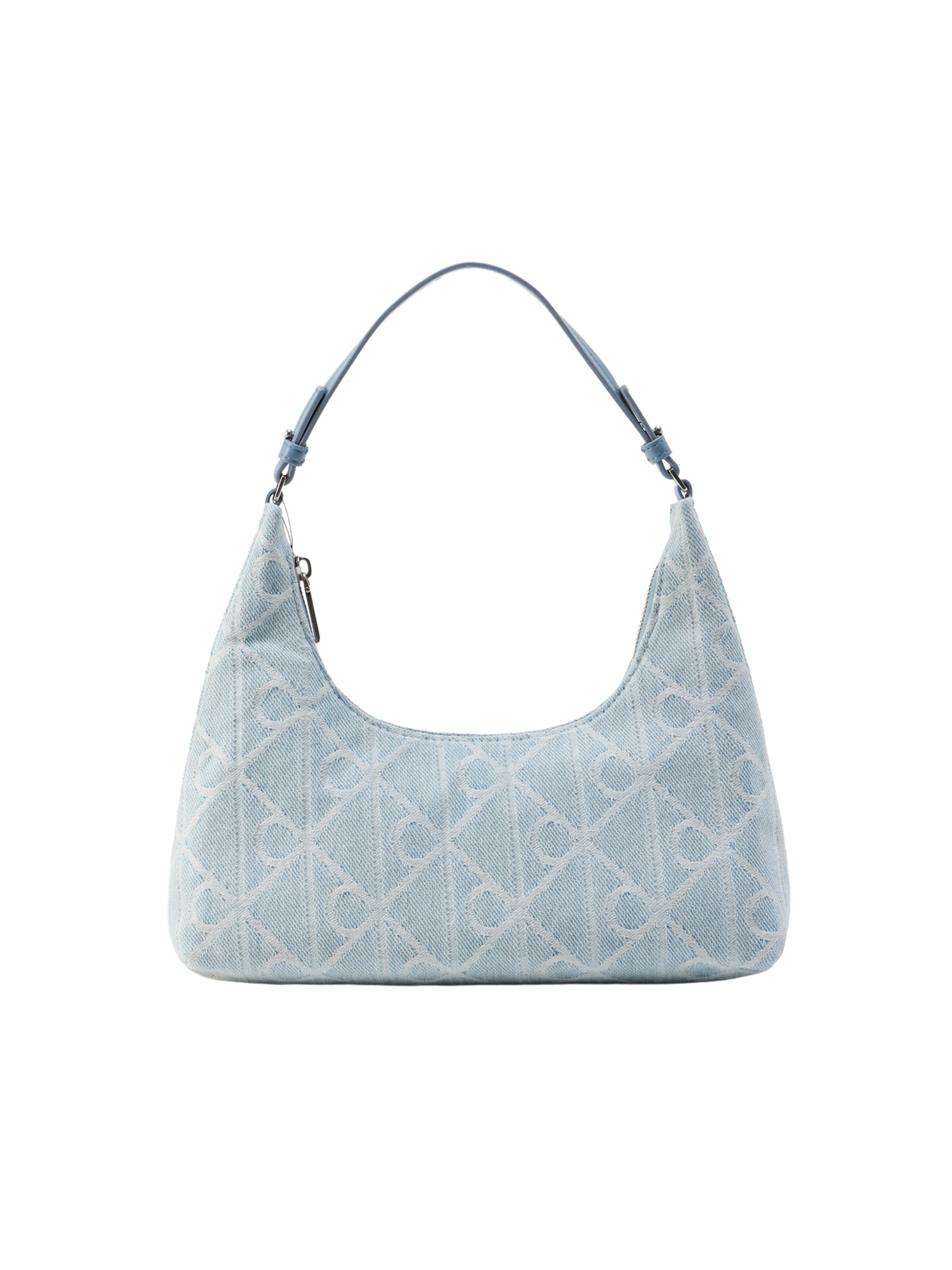 Sac bandoulière Calvin Klein en bleu : devant