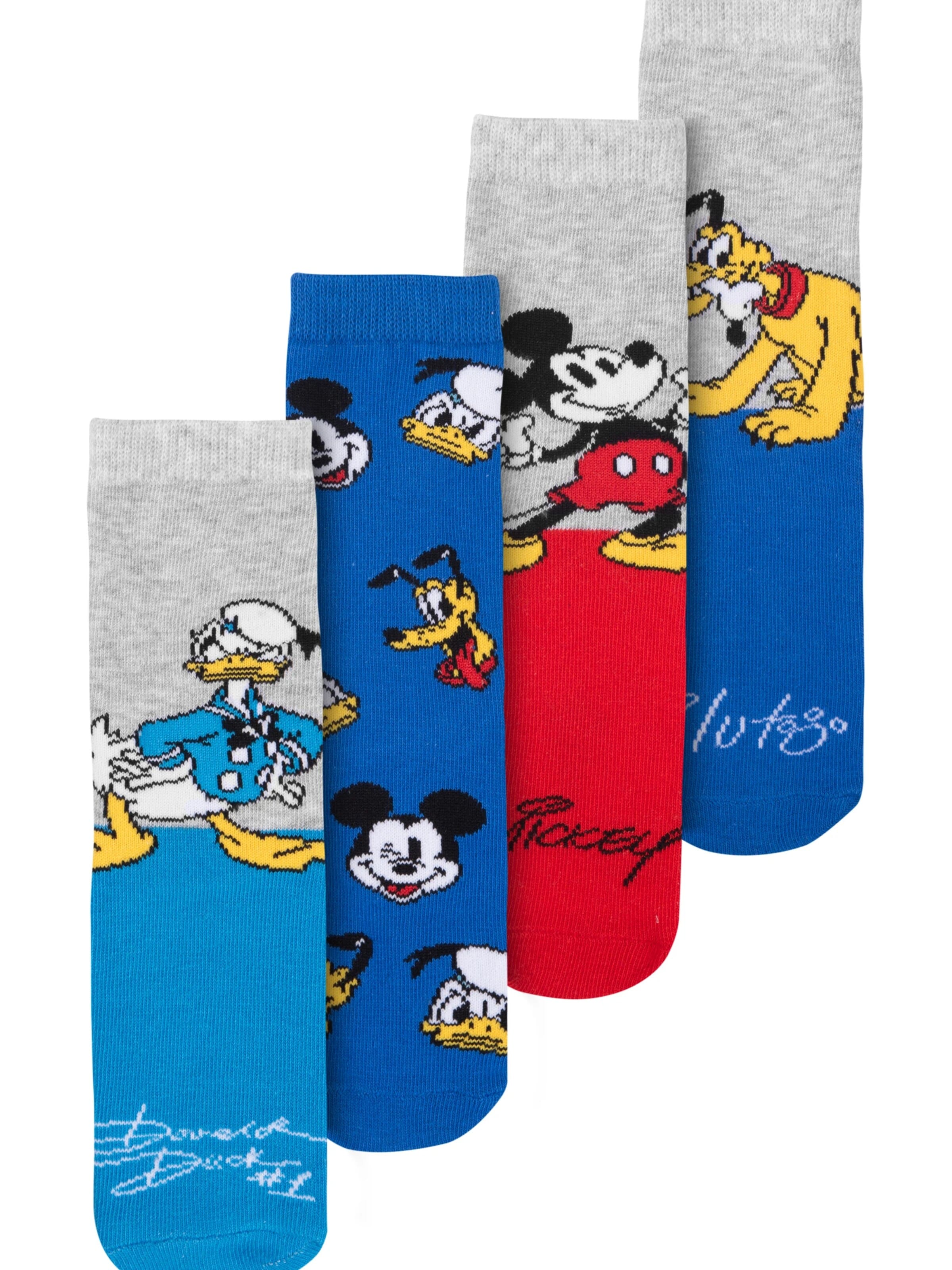 MICKEY MOUSE Socken 'Donald Duck & Pluto'‌ in Mischfarben: Vorderseite