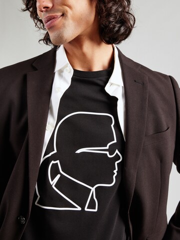 Karl Lagerfeld Majica | črna barva