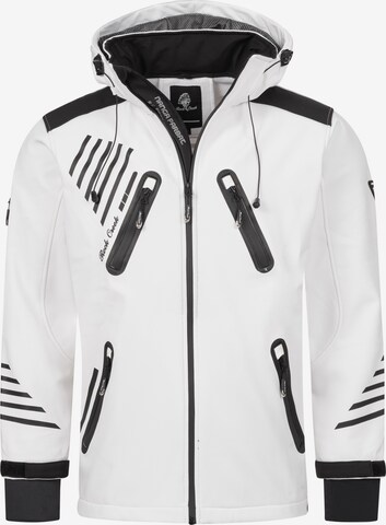 Rock Creek Outdoor jacket in White: front