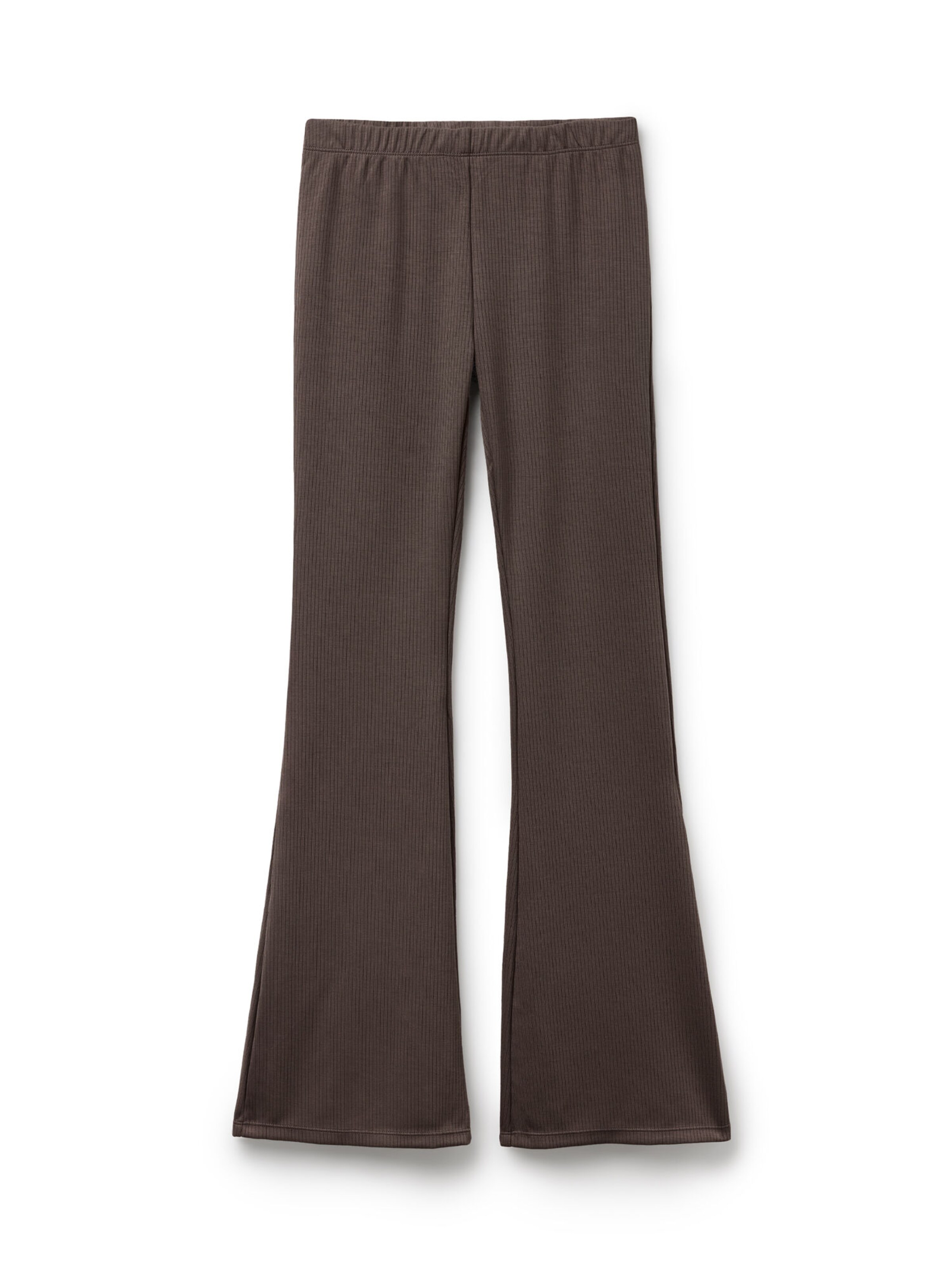 Tezenis Flared Pants in Brown: front