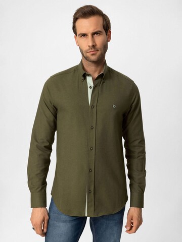 Dandalo Regular fit Button Up Shirt in Green