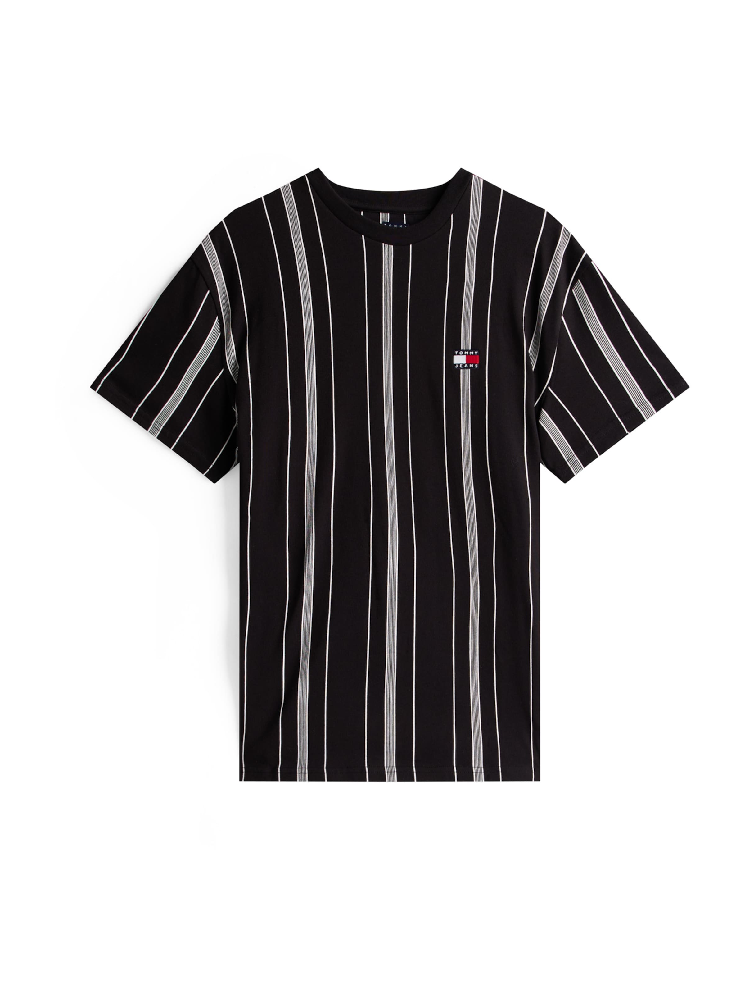 Tommy Jeans Μπλουζάκι σε μαύρο: μπροστά